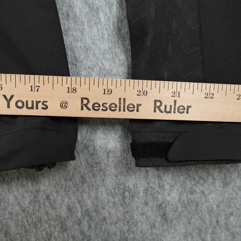 REI Jacket Women Extra Small Black Full Zip Hooded Softshell Windbreaker‎ - Picture 10 of 12
